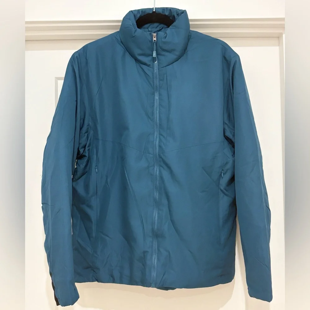 NWT [Mark Russo] Teal Insulated Full-Zip Outdoor Coat Jacket Women’s Medium - Picture 3 of 11